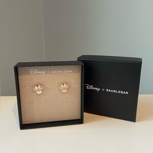 NWT Disney x BaubleBar Minnie Mouse Stud Earrings